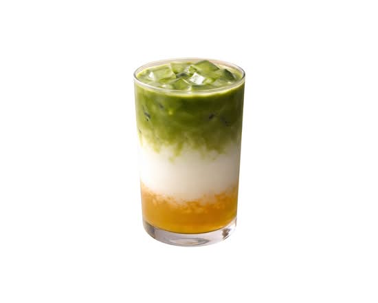 matcha jasmine latte / 清香茉莉抺茶拿铁